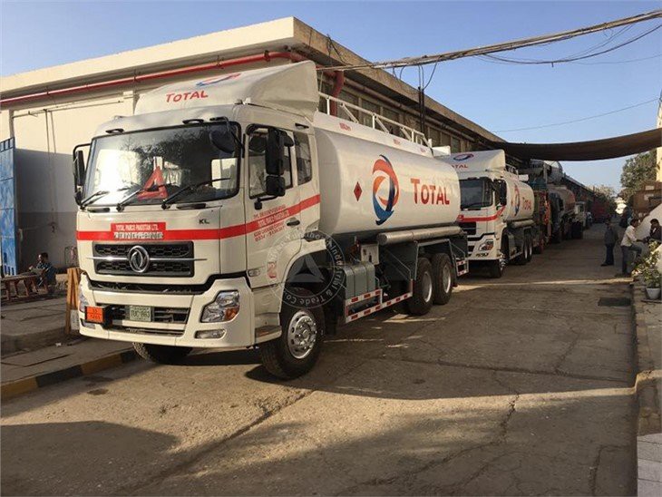 crude oil tanker truck