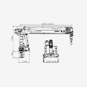 رافعة تلسكوب محمولة على شاحنة 18 طن - TC450A