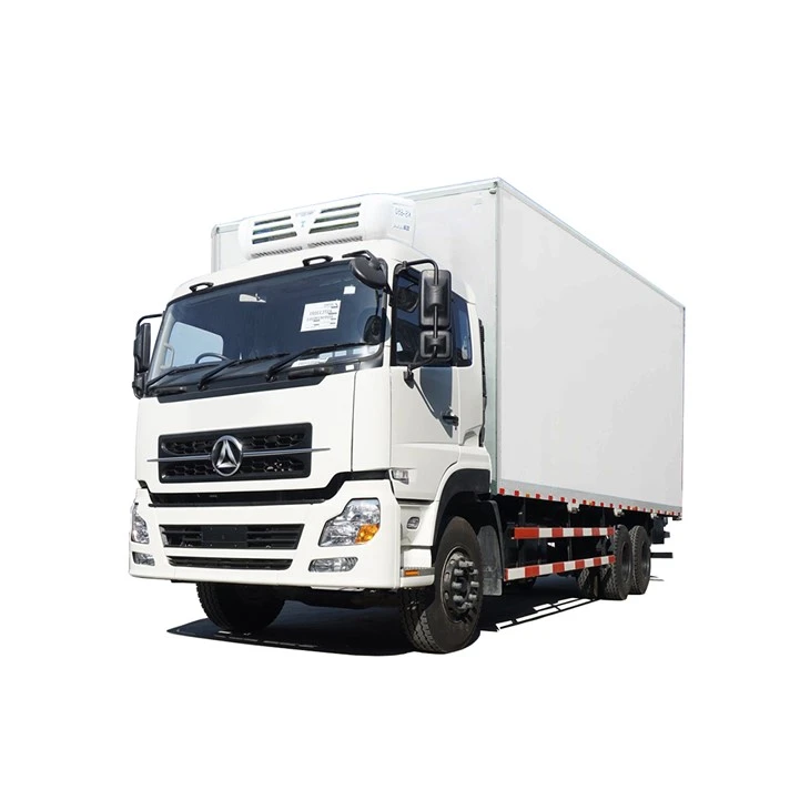 29.6 طن 6 × 4 شاحنة ثلاجة بمحرك Cummins 8.9L LHD أو RHD