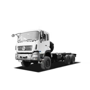 39.2 طن 6 × 4 شاحنة مسطحة بمحرك Cummins 8.9L LHD أو RHD