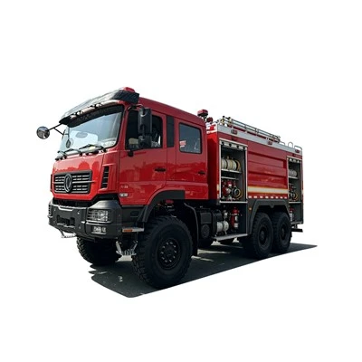 محرك 6×6 SCR 9.5L بإجمالي وزن إجمالي يبلغ 41 طنًا-محرك إطفاء الطريق